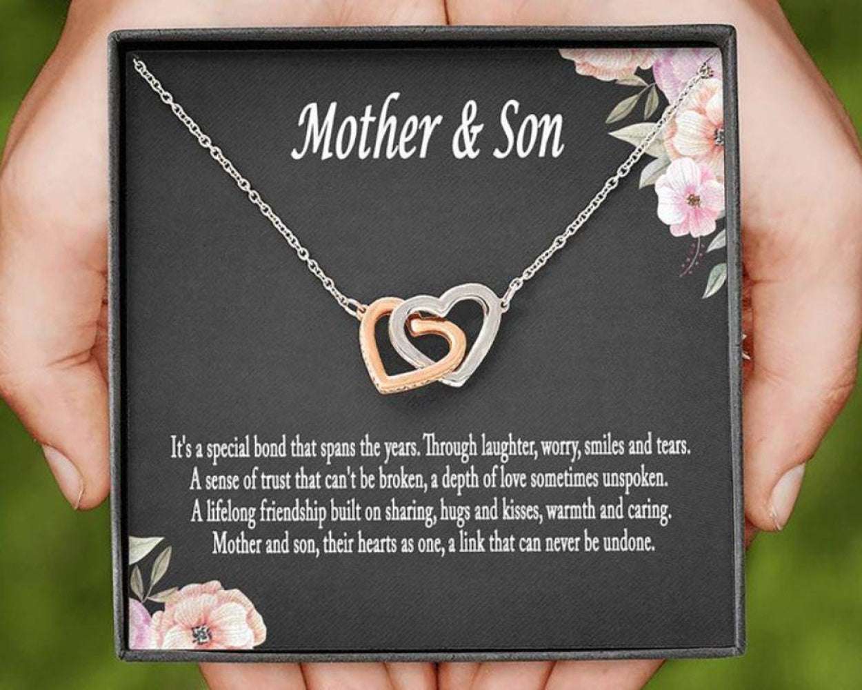 Mom Necklace, Mother And Son Necklace, Mother’S Day Gift From Son Gifts for Mother (Mom) Rakva