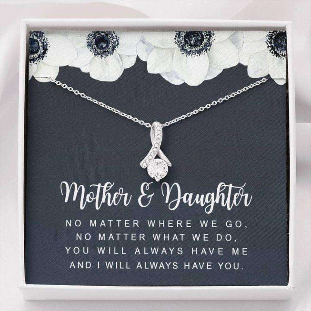 Mom Necklace, Mother Daughter Gift Necklace, Gifts For Mom From Daughter Dughter's Day Rakva