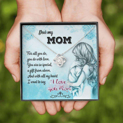 Mom Necklace, Mother Daughter Gift Necklace, Gifts For Mom From Daughter Son Gifts For Daughter Rakva