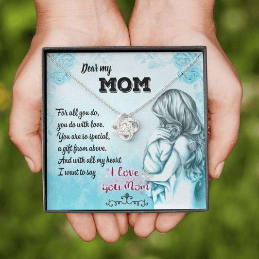 Mom Necklace, Mother Daughter Gift Necklace, Gifts For Mom From Daughter Son Gifts For Daughter Rakva