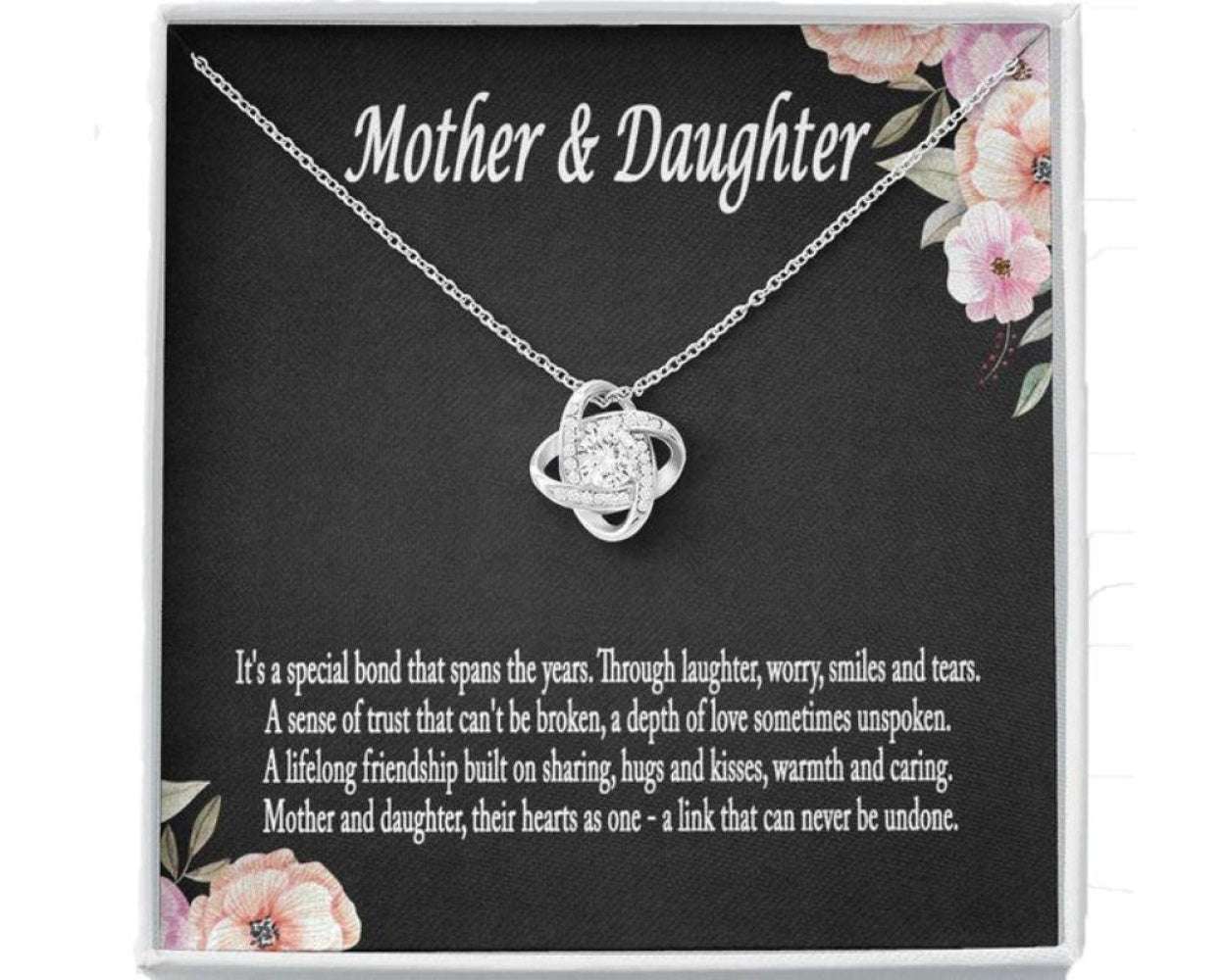 Mom Necklace, Mother Daughter Necklace, Mother Daughter Gift Necklace, Mother Daughter Necklace Dughter's Day Rakva