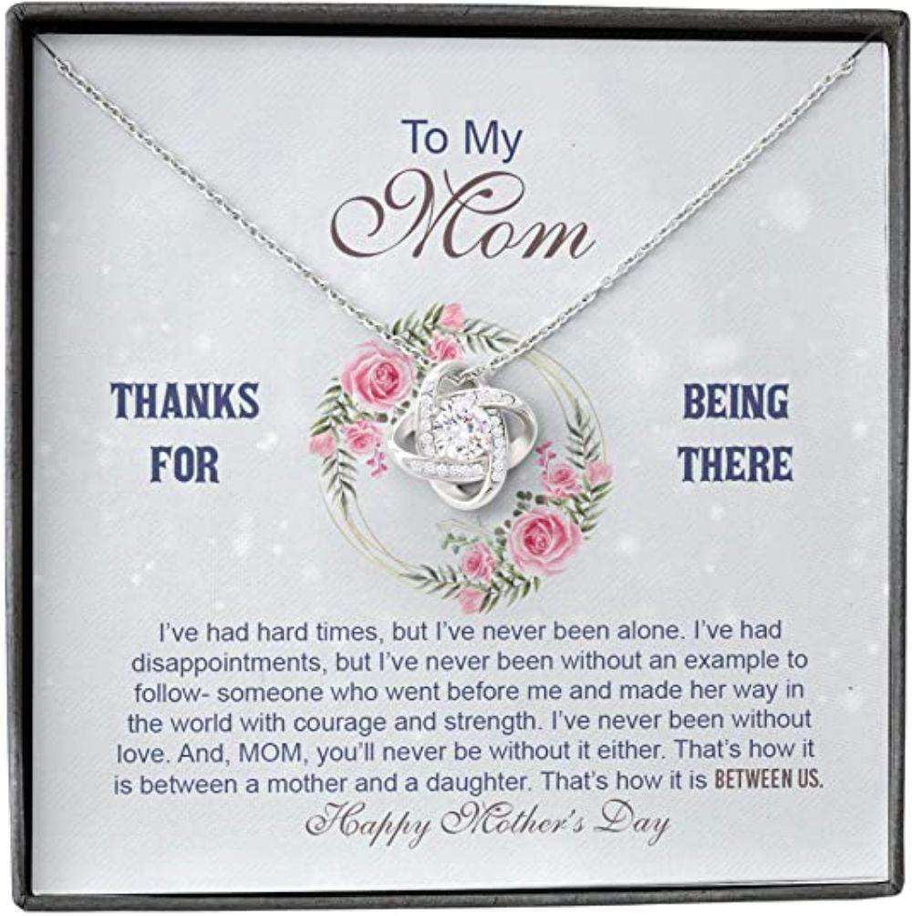 Mom Necklace, Mother Daughter Necklace, Presents For Mom Gifts, Thanks Being There Dughter's Day Rakva