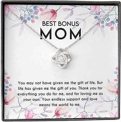 Mom Necklace, Mother Daughter Son Necklace, Presents For Mom Gifts, Best Bonus World Gifts For Daughter Rakva