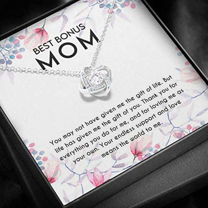 Mom Necklace, Mother Daughter Son Necklace, Presents For Mom Gifts, Best Bonus World Gifts For Daughter Rakva