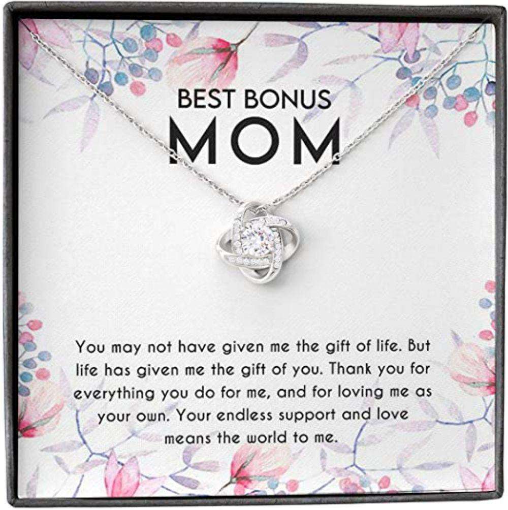 Mom Necklace, Mother Daughter Son Necklace, Presents For Mom Gifts, Best Bonus World Necklaces Dughter's Day Rakva