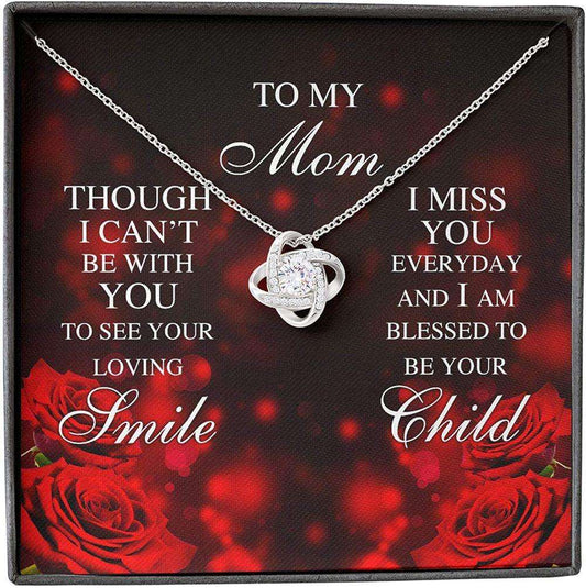 Mom Necklace, Mother Daughter / Son Necklace, Presents For Mom Gifts, Miss Bless Rose Gifts For Daughter Rakva