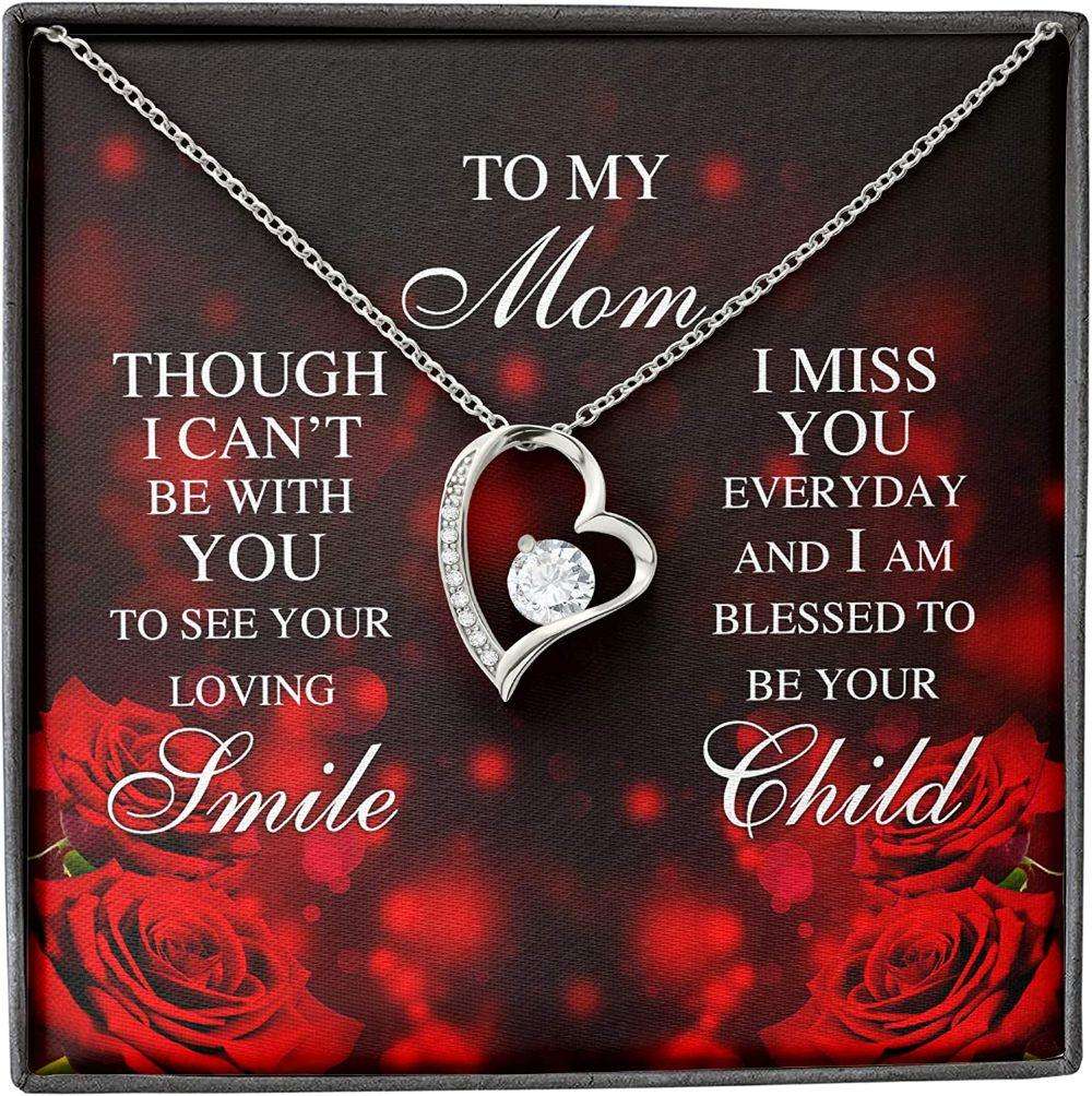 Mom Necklace, Mother Daughter / Son Necklace, Presents For Mom Gifts, Miss Bless Rose Gifts For Daughter Rakva