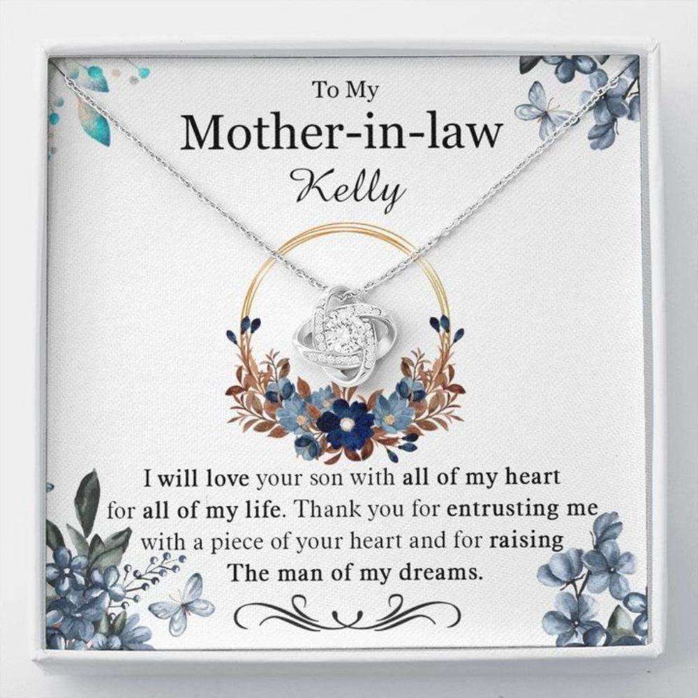 Mom Necklace, Mother In Law Gift, Mother Of The Groom Necklace, Wedding Necklace Gift For Mom, Mother’S Day Necklace Gift Gifts for Mother (Mom) Rakva