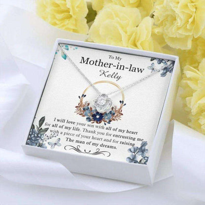 Mom Necklace, Mother In Law Gift, Mother Of The Groom Necklace, Wedding Necklace Gift For Mom, Mother’S Day Necklace Gift Gifts for Mother (Mom) Rakva