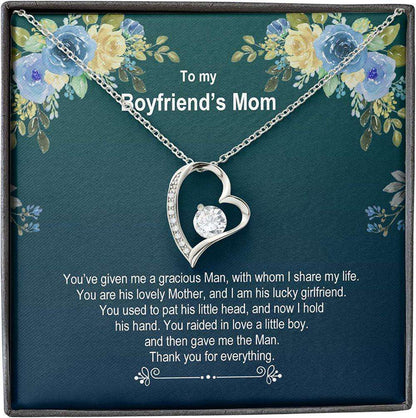 Mom Necklace, Mother-In-Law Necklace, Boyfriend’S Mom Necklace, Presents For Mother Gifts, Raise Boy Thank Gifts for Mother (Mom) Rakva