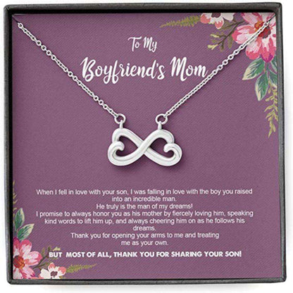 Mom Necklace, Mother-In-Law Necklace, Boyfriend’S Mom Necklace, Presents For Mother Gifts, Thank Share For Your Son Gifts for Mother (Mom) Rakva