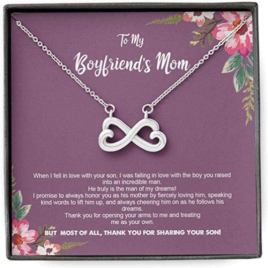 Mom Necklace, Mother-In-Law Necklace, Boyfriend’S Mom Necklace, Presents For Mother Gifts, Thank Share For Your Son Gifts for Mother (Mom) Rakva