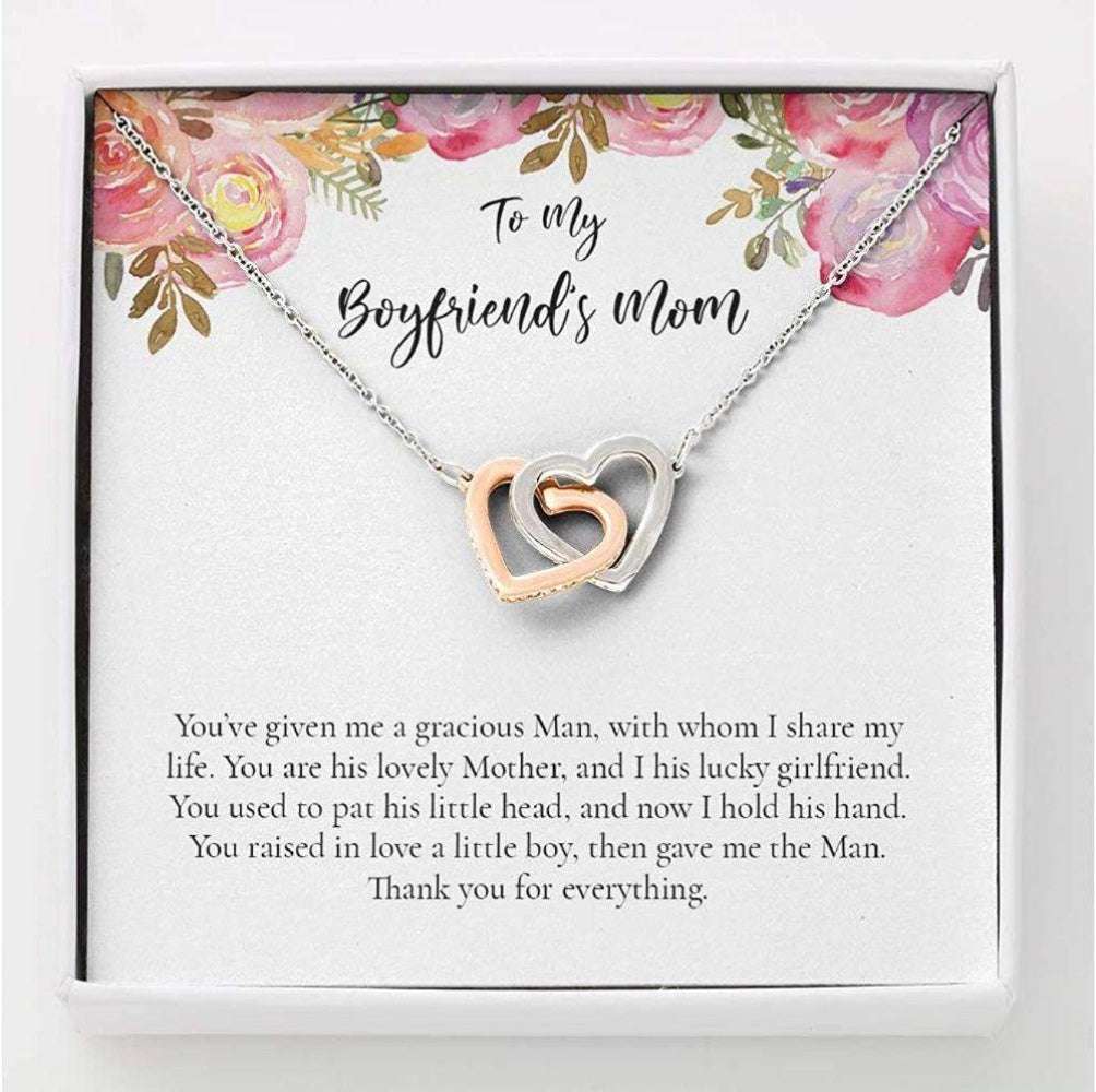 Mom Necklace, Mother-In-Law Necklace, Boyfriends Mom Necklace Gift, Birthday Gift For Future Mother-In-Law Gifts for Mother (Mom) Rakva