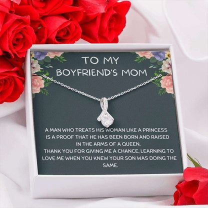 Mom Necklace, Mother-In-Law Necklace, Boyfriends Mom Necklace Gift, Birthday Gift For Future Mother-In-Law Gifts for Mother (Mom) Rakva