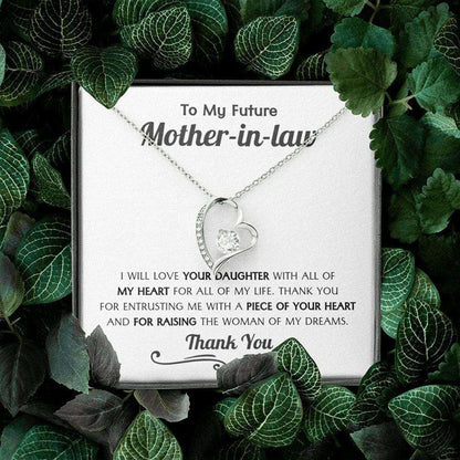 Mom Necklace, Mother-In-Law Necklace, Future Mother In Law Necklace From Son In Law, Mother Of The Bride Gift From Groom Gifts for Mother (Mom) Rakva