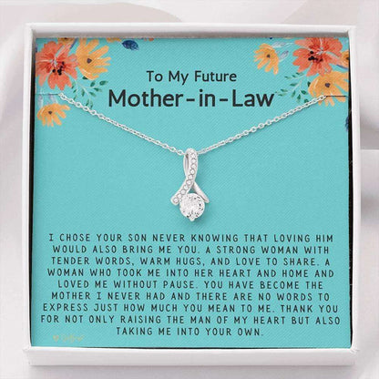 Mom Necklace, Mother-In-Law Necklace, Future Mother In Law Necklace Gift From Bride On Wedding, Mother’S Day Gifts for Mother (Mom) Rakva