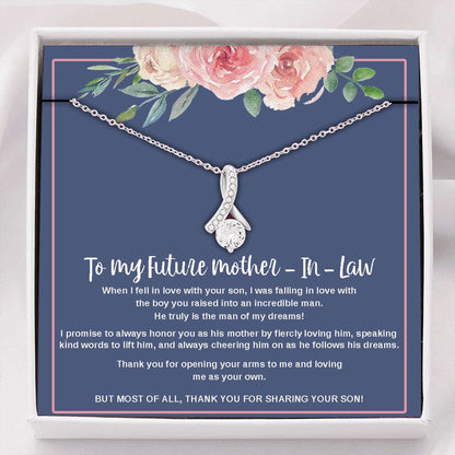 Mom Necklace, Mother-In-Law Necklace, Future Mother In Law Necklace Gift, Mother Of The Groom Necklace Wedding Gifts for Mother (Mom) Rakva