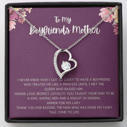 Mom Necklace, Mother-In-Law Necklace, Gift To My Boyfriend’S Mom Necklace, Gift For Future Mother-In-Law Gifts for Mother (Mom) Rakva