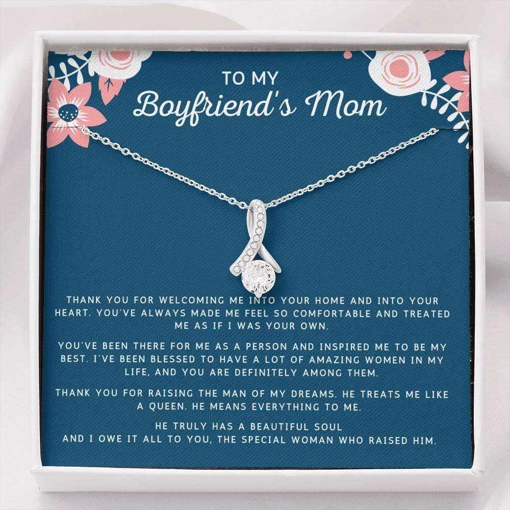 Mom Necklace, Mother-In-Law Necklace, Gift To My Boyfriend’S Mom Necklace, Gift For Future Mother-In-Law Gifts for Mother (Mom) Rakva