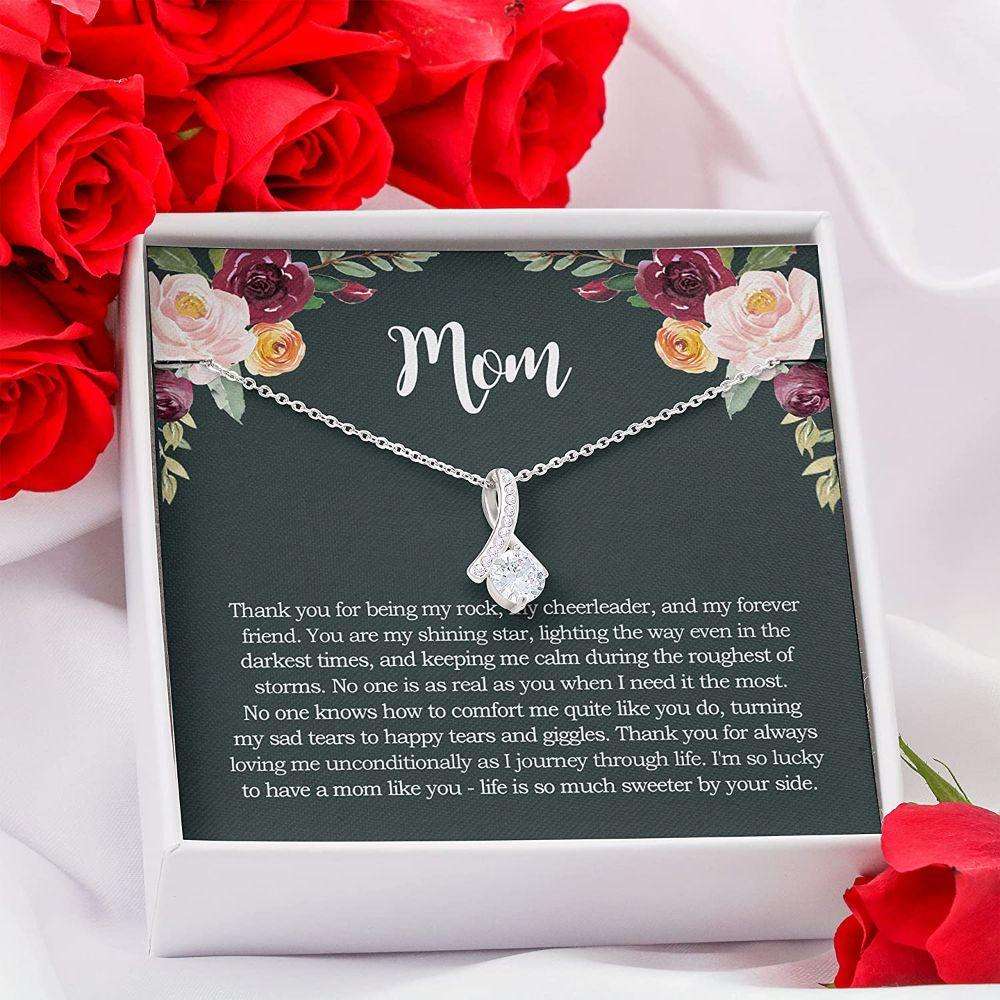 Mom Necklace, Mother-In-Law Necklace, Mother Daughter Necklace “ Birthday Gifts For Daughter From Mom Dughter's Day Rakva