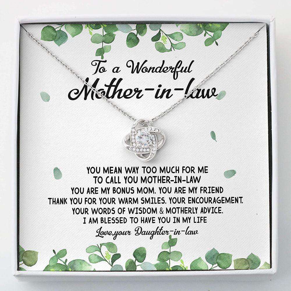 Mom Necklace, Mother-In-Law Necklace, Mother Daughter Necklace Gift For Mother Of My Husband Gifts For Daughter Rakva