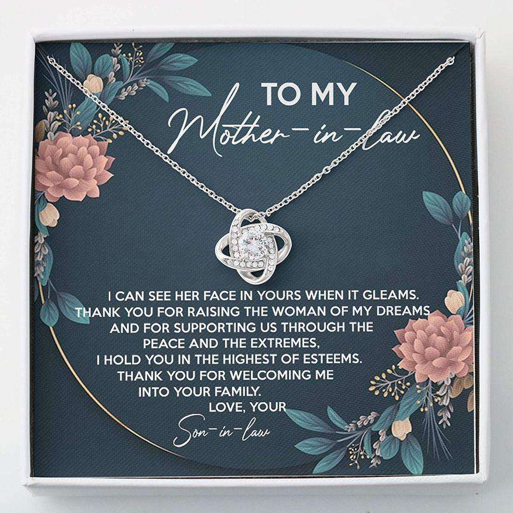 Mom Necklace, Mother-In-Law Necklace, Mother Daughter Necklace Gift For Mother Of My Husband Gifts For Daughter Rakva