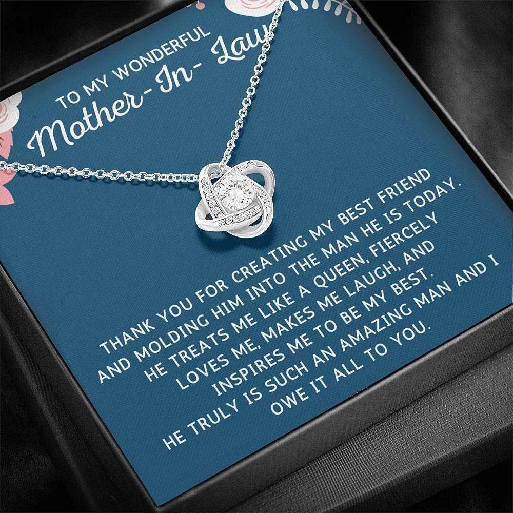 Mom Necklace, Mother-In-Law Necklace, Mother In Law Necklace Gift From Daughter In Law, Mother In Law Gifts For Daughter Rakva