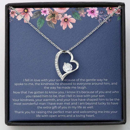 Mom Necklace, Mother-In-Law Necklace, Mother In Law Necklace Gift From Daughter In Law, Mother Of The Groom Wedding Gifts For Daughter Rakva