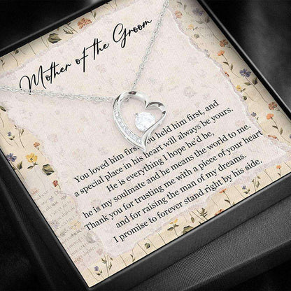 Mom Necklace, Mother-In-Law Necklace, Mother Necklace Mother Of The Groom Gift “ Wedding Gift From Bride Gifts for Mother (Mom) Rakva