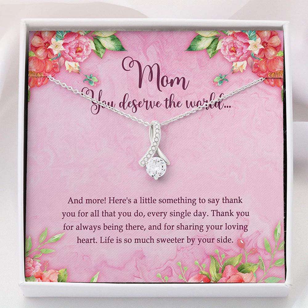 Mom Necklace, Mother Necklace “ Mom Gift Necklace Gifts for Mother (Mom) Rakva