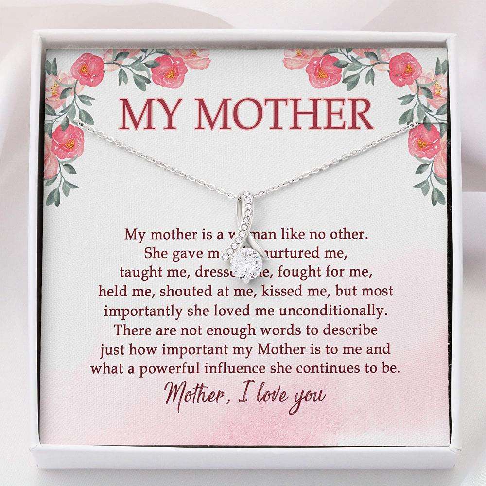 Mom Necklace, Mother Necklace “ Mothers And Daughters Necklace With Gift Box Gifts For Daughter Rakva