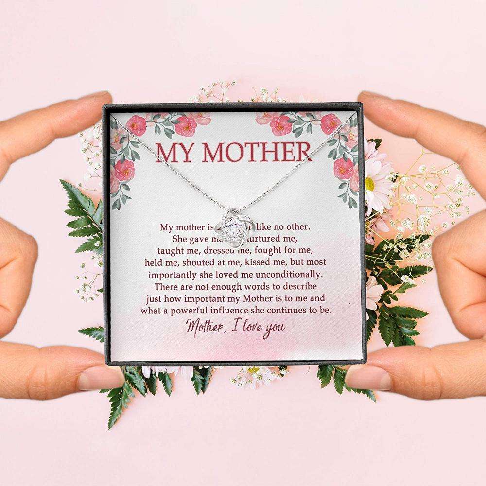 Mom Necklace, Mother Necklace “ Mothers And Daughters Necklace With Gift Box Gifts For Daughter Rakva