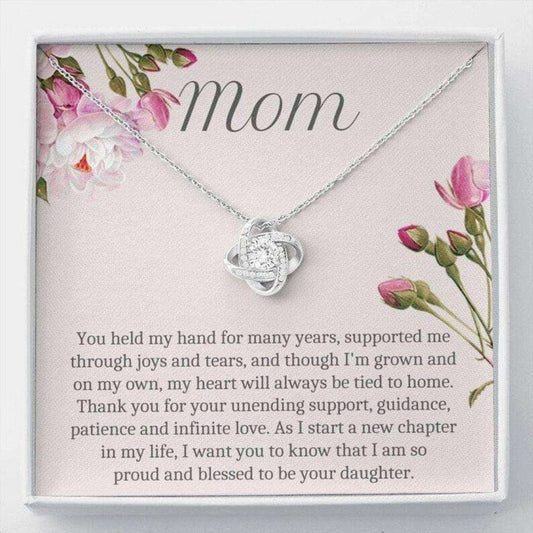 Mom Necklace, Mother Of The Bride Gift From Daughter, To My Mom On My Wedding Day, Mother Of The Bride Necklace, Wedding Day Gift Gifts For Daughter Rakva