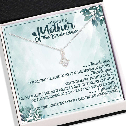 Mom Necklace, Mother Of The Bride Necklace, Alluring Beauty Necklace “ To The Mother Of The Bride Wedding Gifts for Mother (Mom) Rakva