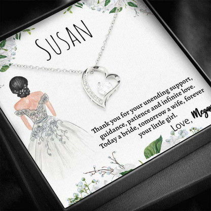 Mom Necklace, Mother Of The Bride Necklace From Daughter, Mother Of The Bride Gift For Wedding Day, Thank You Mom, Mother Of The Bride Gifts Gifts For Daughter Rakva