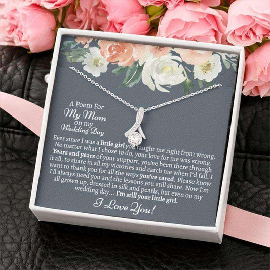 Mom Necklace, Mother Of The Bride Necklace, Gift For Mom On My Wedding Day Gifts for Mother (Mom) Rakva