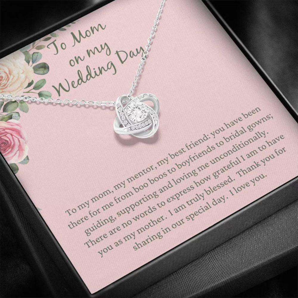 Mom Necklace, Mother Of The Bride Necklace Gift From Daughter, Gratitude Gift From Bride Gifts For Daughter Rakva