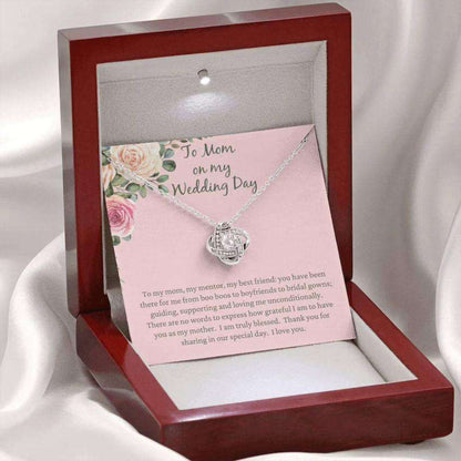 Mom Necklace, Mother Of The Bride Necklace Gift From Daughter, Gratitude Gift From Bride Gifts For Daughter Rakva