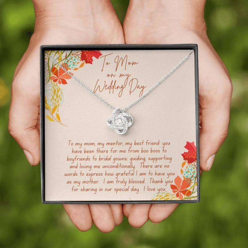 Mom Necklace, Mother Of The Bride Necklace Gift From Daughter, Gratitude Gift From Bride Gifts For Daughter Rakva