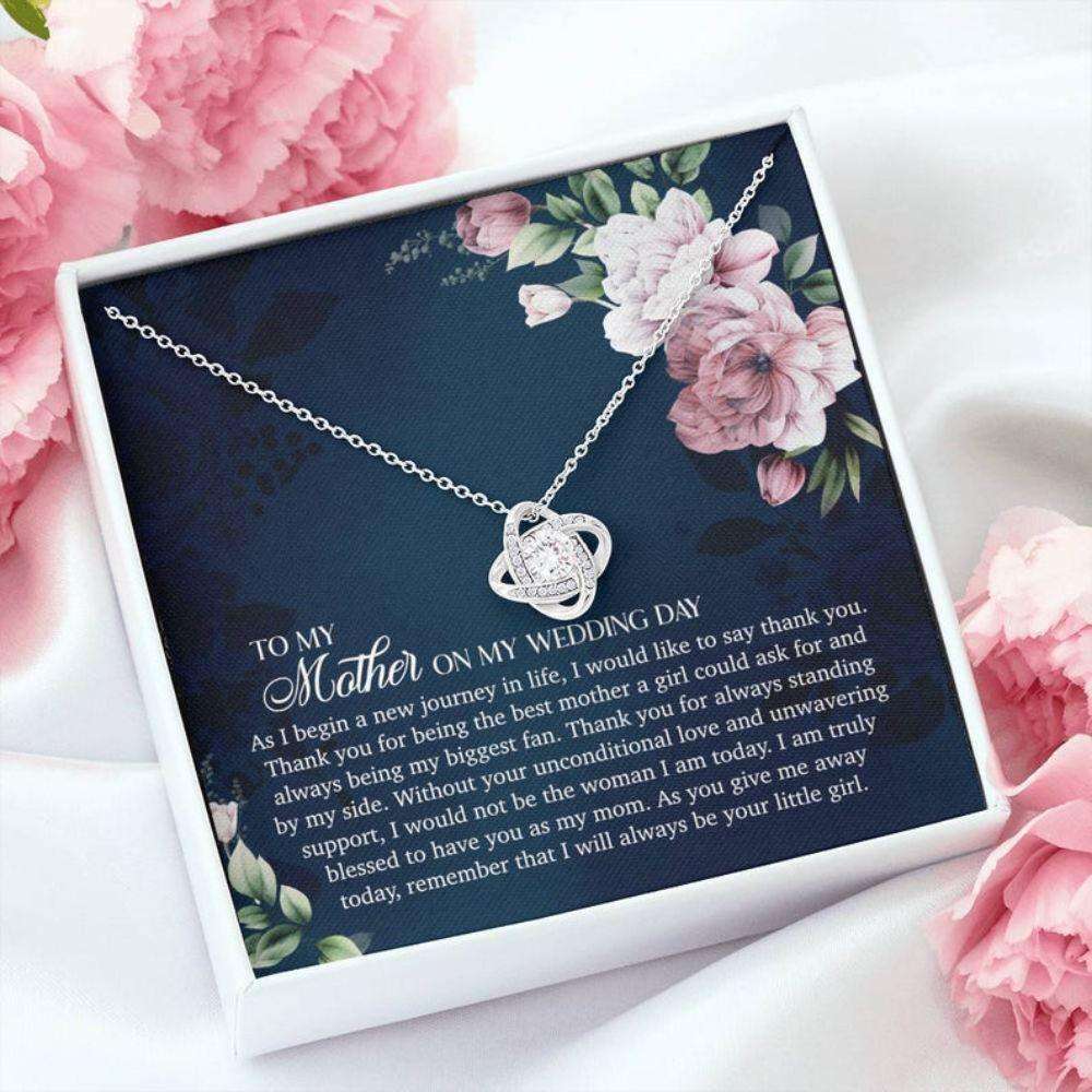 Mom Necklace, Mother Of The Bride Necklace Gift From Daughter, Wedding Day Gift For Mom From Bride Gifts For Daughter Rakva