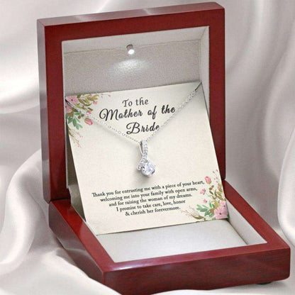 Mom Necklace, Mother Of The Bride Necklace Gift From Groom, Mother In Law Wedding Gift Gifts for Mother (Mom) Rakva