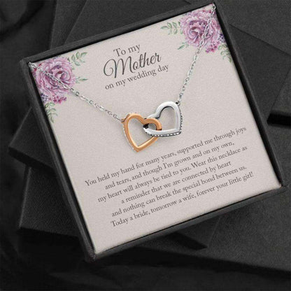 Mom Necklace, Mother Of The Bride Necklace Gift, Wedding Day Gift For Mother From Daughter Gifts For Daughter Rakva