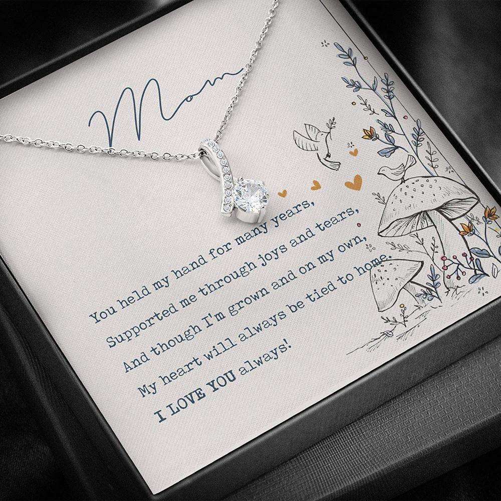 Mom Necklace, Mother Of The Bride Necklace Mother Of The Bride Gift From Groom Gifts for Mother (Mom) Rakva