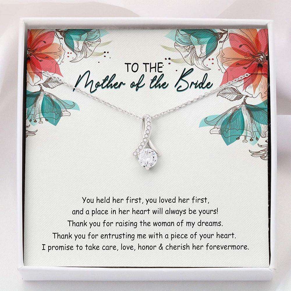 Mom Necklace, Mother Of The Bride Wedding Gift “ Mother Of The Bride Necklace Gifts for Mother (Mom) Rakva