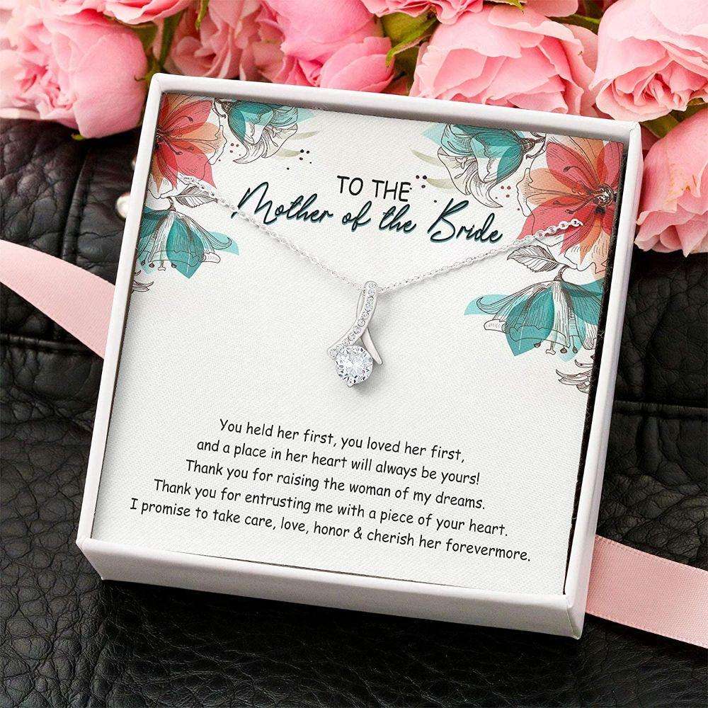 Mom Necklace, Mother Of The Bride Wedding Gift “ Mother Of The Bride Necklace Gifts for Mother (Mom) Rakva