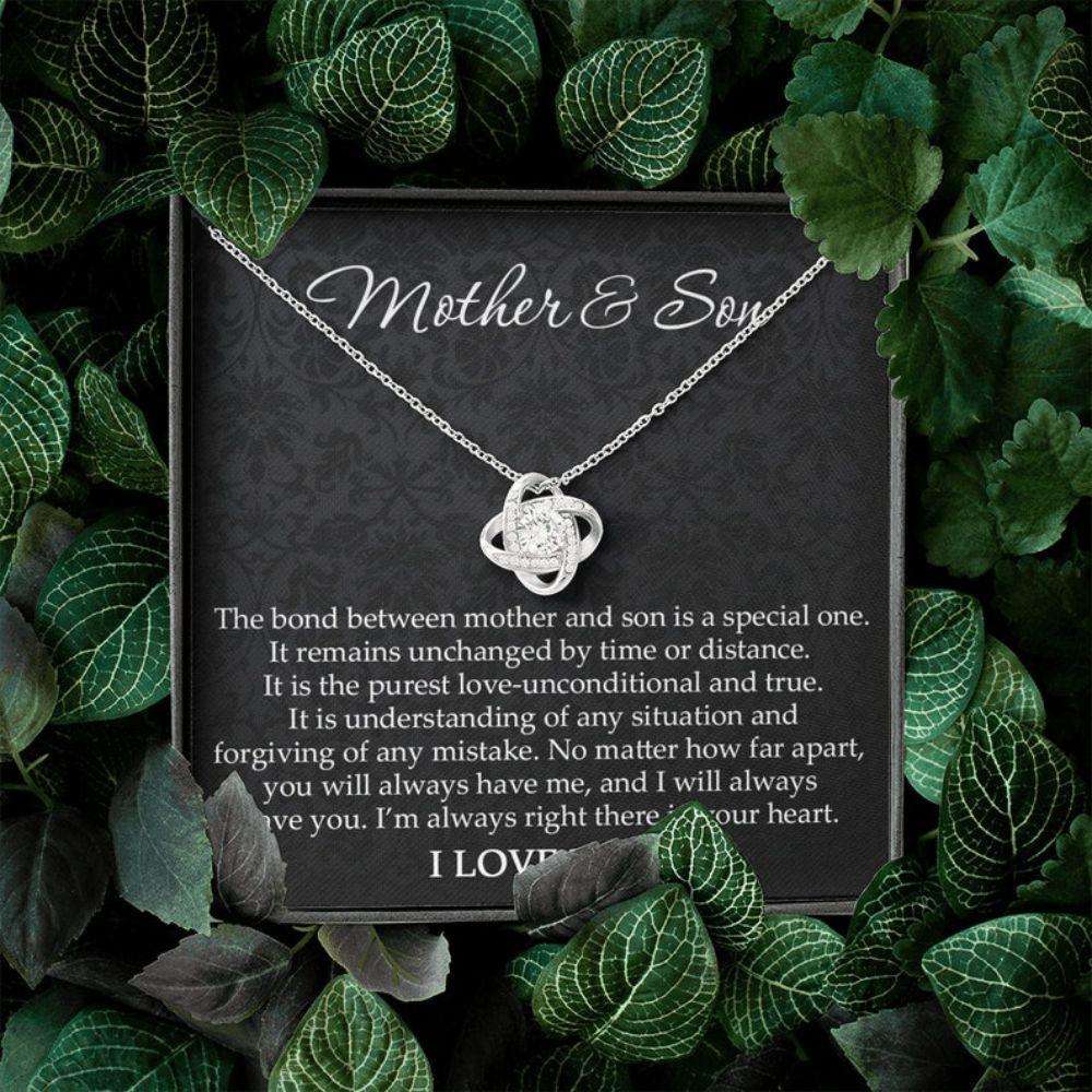 Mom Necklace, Mother & Son Gift, Mom Gift From Son, Gift For Mom From Son, Sentimental Gifts For Mom From Son Gifts for Mother (Mom) Rakva