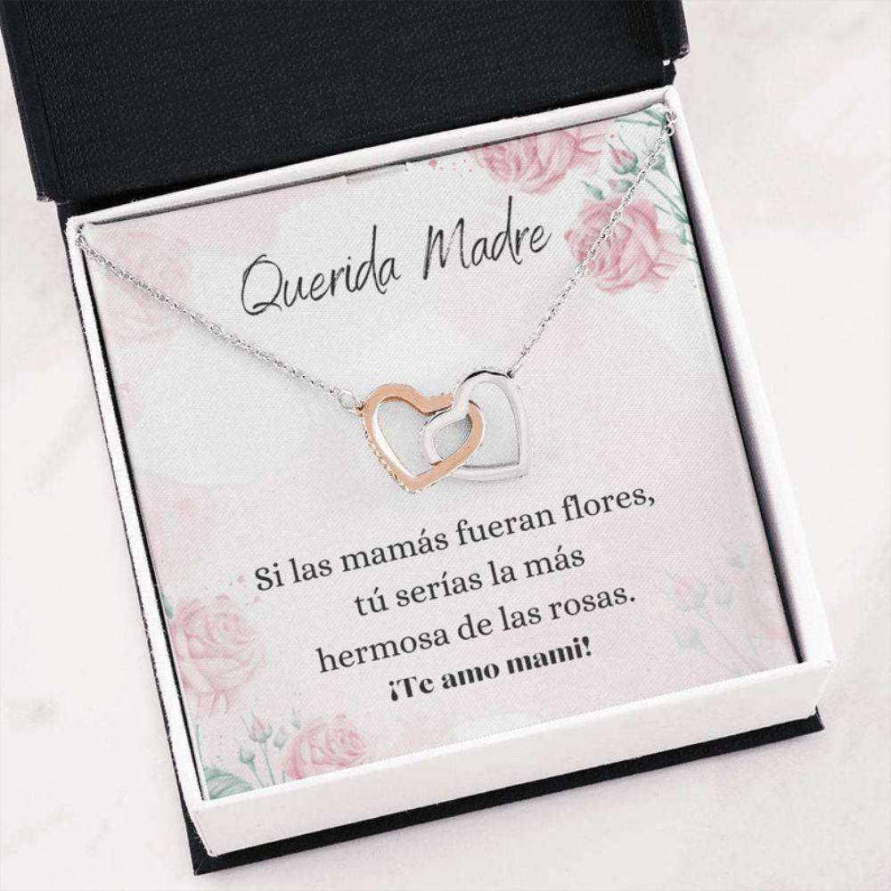 Mom Necklace, Mother Spanish Gift “ Madre Appreciation “ Regalo Joya Madre “ Spanish Mother Necklace “ Madre Christmas Gifts for Mother (Mom) Rakva