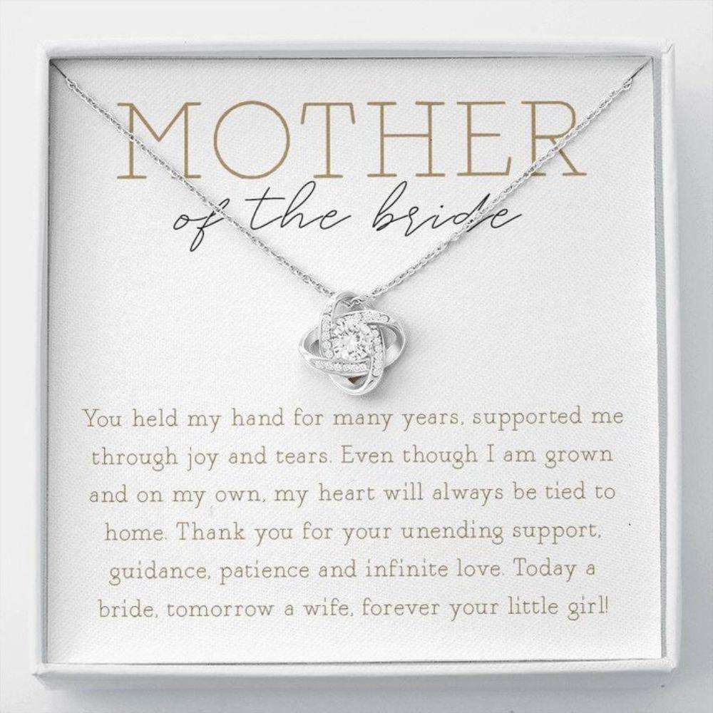 Mom Necklace, Mother Wedding Gift, Mother Of The Bride Necklace, My Heart Will Always Be Tied To Home Necklace Gifts for Mother (Mom) Rakva