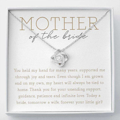 Mom Necklace, Mother Wedding Gift, Mother Of The Bride Necklace, My Heart Will Always Be Tied To Home Necklace Gifts for Mother (Mom) Rakva