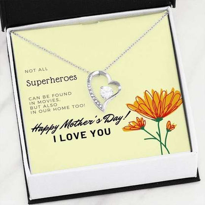 Mom Necklace, Mother’S Day For Mom I Love You Forever Love Necklace Gifts for Mother (Mom) Rakva